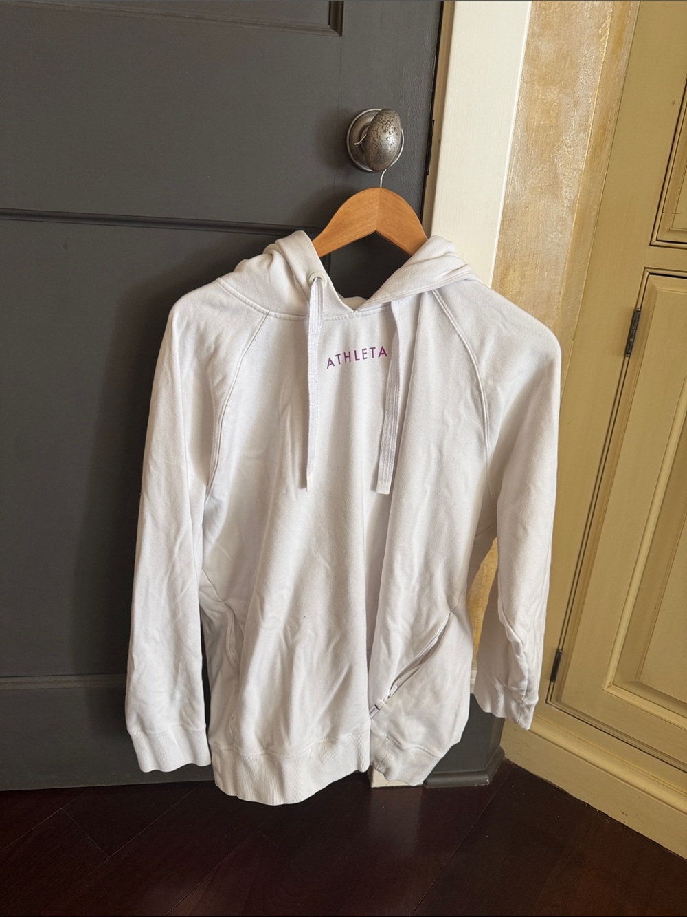 Athleta White Girls' Hooded Pullover Jacket